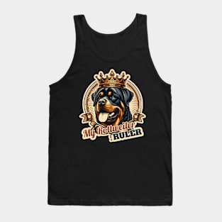 King Queen Rottweiler Tank Top